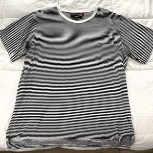Banks Journal Striped Tee Shirt w/ Pocket